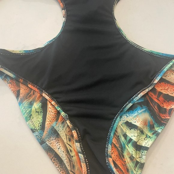 Multicolor One Piece Swimsuit - Picture 12 of 12